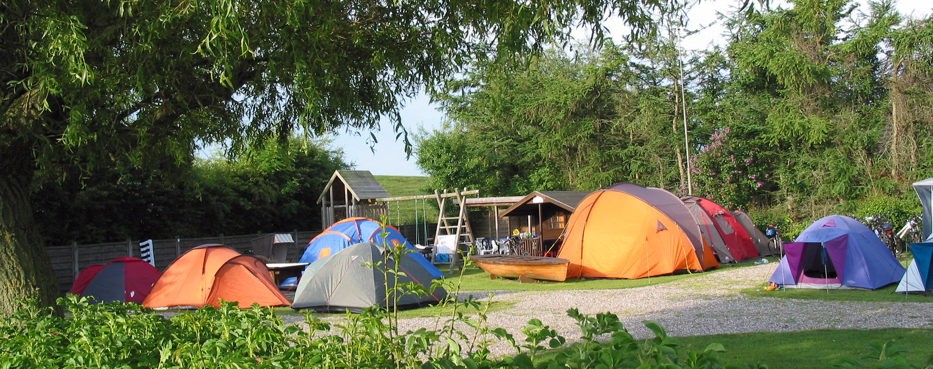 Zelt Urlaub auf dem Campinplatz Nordstrand